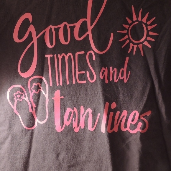 Good Times and Tan Lines size M Gildan new - Picture 1 of 2